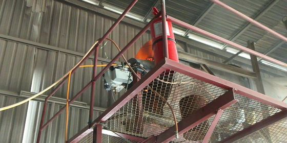 Séchoir à sable KV30 210 - 270Kw brûleur d'huile moteur usée brûleur d'huile sale utilisant de l'huile de pneu recyclée