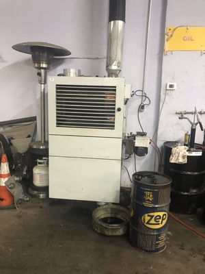 Populaire en Angleterre 120 kW chauffe-huile portable avec réservoir d'huile de 100L