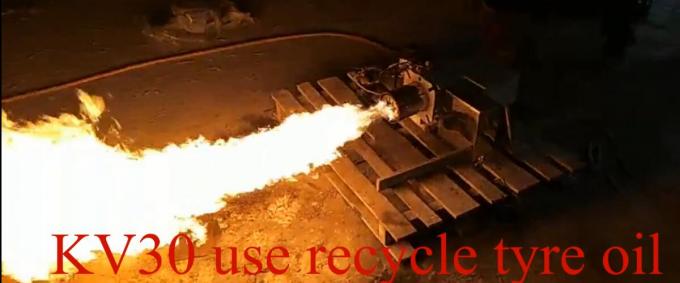 Séchoir à sable KV30 210 - 270Kw brûleur d'huile moteur usée brûleur d'huile sale utilisant de l'huile de pneu recyclée 0