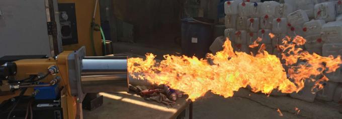 Brûleur d'huile à buse à siphon sans fumée breveté à deux étapes avec détecteur de flamme 0