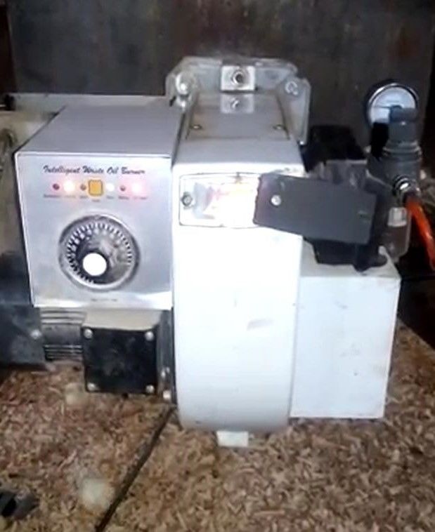 220 V / 50 Hz brûleur d' huile de carburant, 25 kg brûleur d' huile chaudière facile à utiliser 0