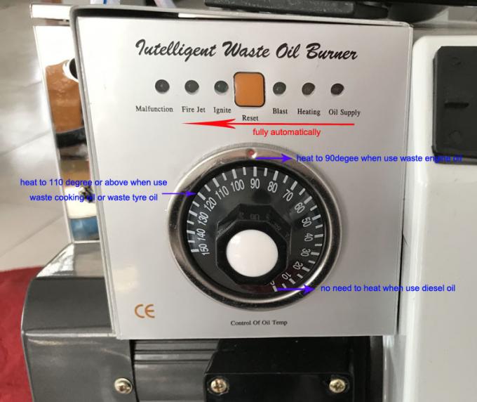 Brûleur d'huile de moteur à haut rendement 50000 Kcal / h Maintenance facile 0