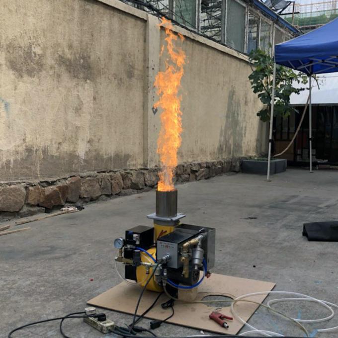 Forneau de combustion de l'huile usée vertical vers le haut 8 bar Pression de fonctionnement Faible consommation 0